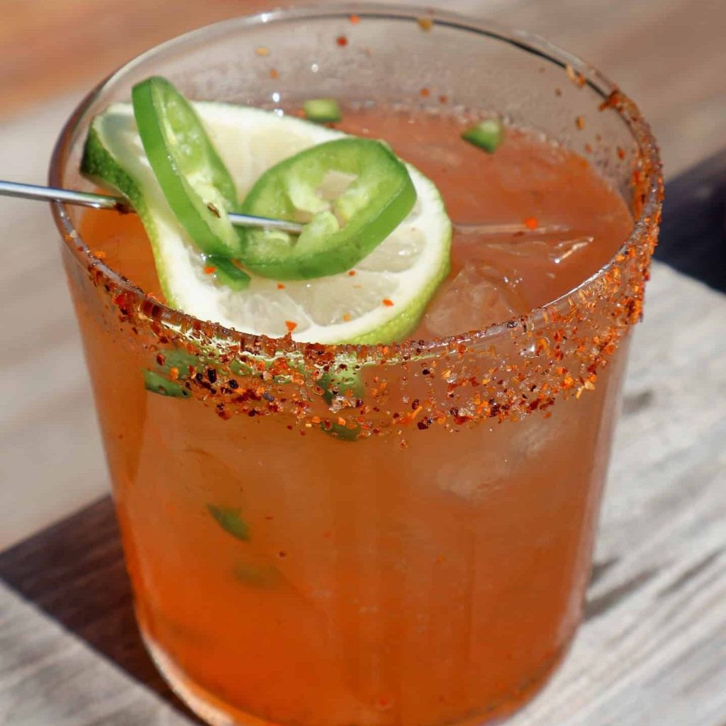 seasonal margarita at The Crown