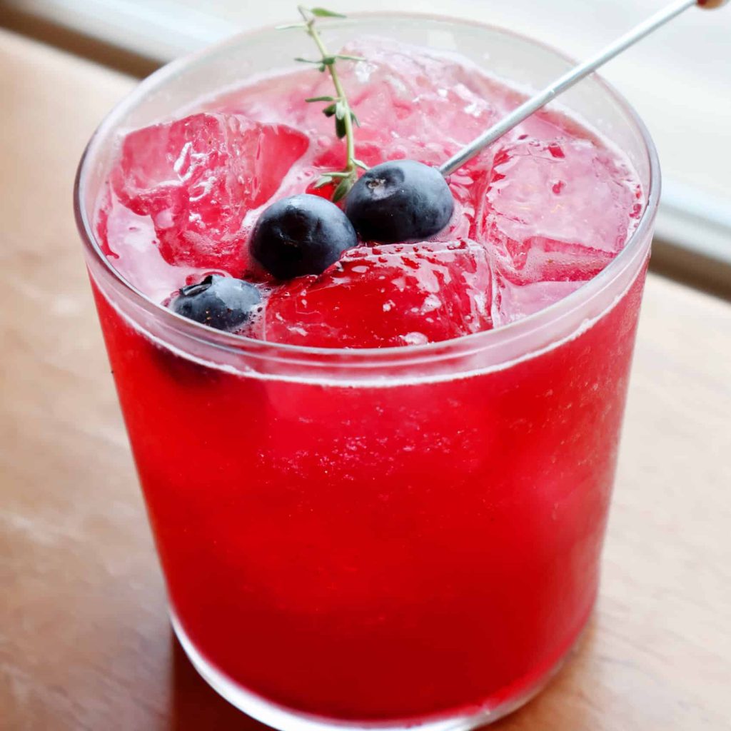 seasonal cocktails at The Crown in Brasstown, North Carolina