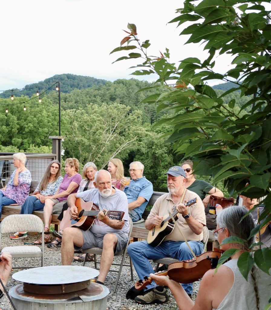 Live Thursday Jam at The Crown in Brasstown, North Carolina