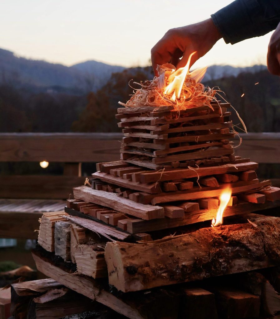 Tom the Firesmaster in Brasstown, North Carolina